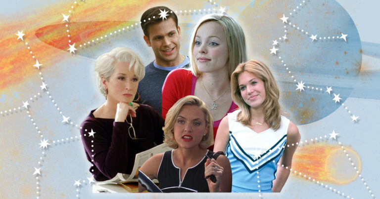 the everygirl social zodiac romcom villians